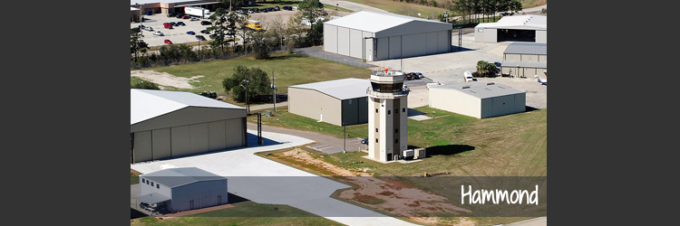 Aerial Photo of Hammond Northshore Regional Airport